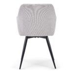 Carlo Armlehnstuhl/Drehstuhl - Beige, mit 360-Grad-Drehfunktion – Bild 5