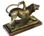 Bronzefigur - Chimäre von Arezzo - in  Bronze auf Marmorsockel – Bild 8