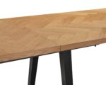 Valeria – Ansteckplatten (2 Stück) für Fischgrättisch in natürlichem Eichenfurnier – Bild 2