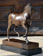 Bronzefigur - Das Pferd der Medici in Bronze signiert Giovanni da Bologna – Bild 4