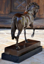 Bronzefigur - Das Pferd der Medici in Bronze signiert Giovanni da Bologna – Bild 8