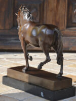 Bronzefigur - Das Pferd der Medici in Bronze signiert Giovanni da Bologna – Bild 9