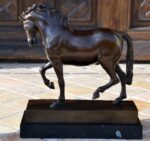 Bronzefigur - Das Pferd der Medici in Bronze signiert Giovanni da Bologna – Bild 10