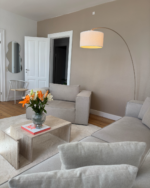 Hailey - Wohnlandschaften, Modulsofa in Beige mit 4 Elemente - Chaiselongue, rechts L: 368 X D: 247 X H: 65 cm – Bild 4