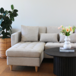 Lulu – Ecksofa, Rechts und Links wendbar, helles beige- L: 215 x T: 83 x H: 78 cm – Bild 2
