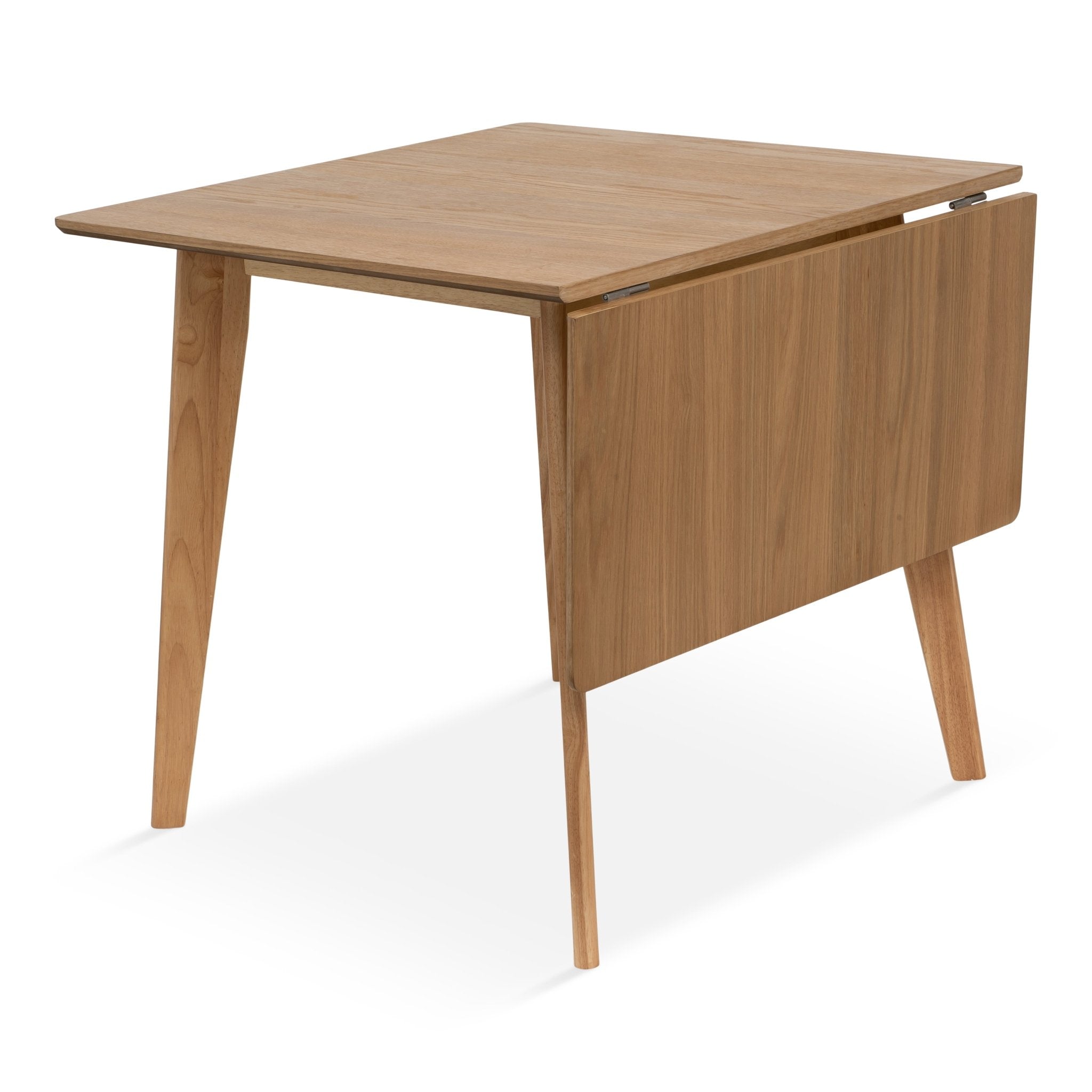 Ezraklapbordlys_5_292da04f-eaba-499e-bbc8-a577bdae1e24 Ezra - Klapptisch aus Eiche mit Verlängerungsplatten aus lackiertem Eichenfurnier - 80/120 x 80 cm – Bild 1