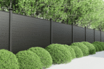 Finley WPC-Sichtschutzzaun Endmodul - H: 180 x L: 185 cm - Schwarz – Bild 2