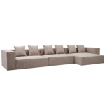 Hailey – Rechtsseitiges Chaiselongue-Modulsofa sand mit 3 Modulen L: 415 x T: 148 x H: 65 cm – Bild 5