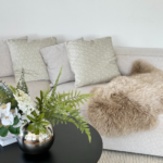 Hailey Modul mit halber Rückenlehne, links ausgerichtet, in Beige. Maße: L: 148 x T: 100 x H: 65 cm – Bild 4