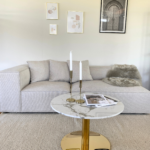 Hailey Modul mit halber Rückenlehne, rechts ausgerichtet, in Beige. Maße: L: 148 x T: 100 x H: 65 cm – Bild 2
