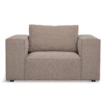 Hailey Sessel in Sand L: 136 × T: 100 × H: 64 cm – Bild 4