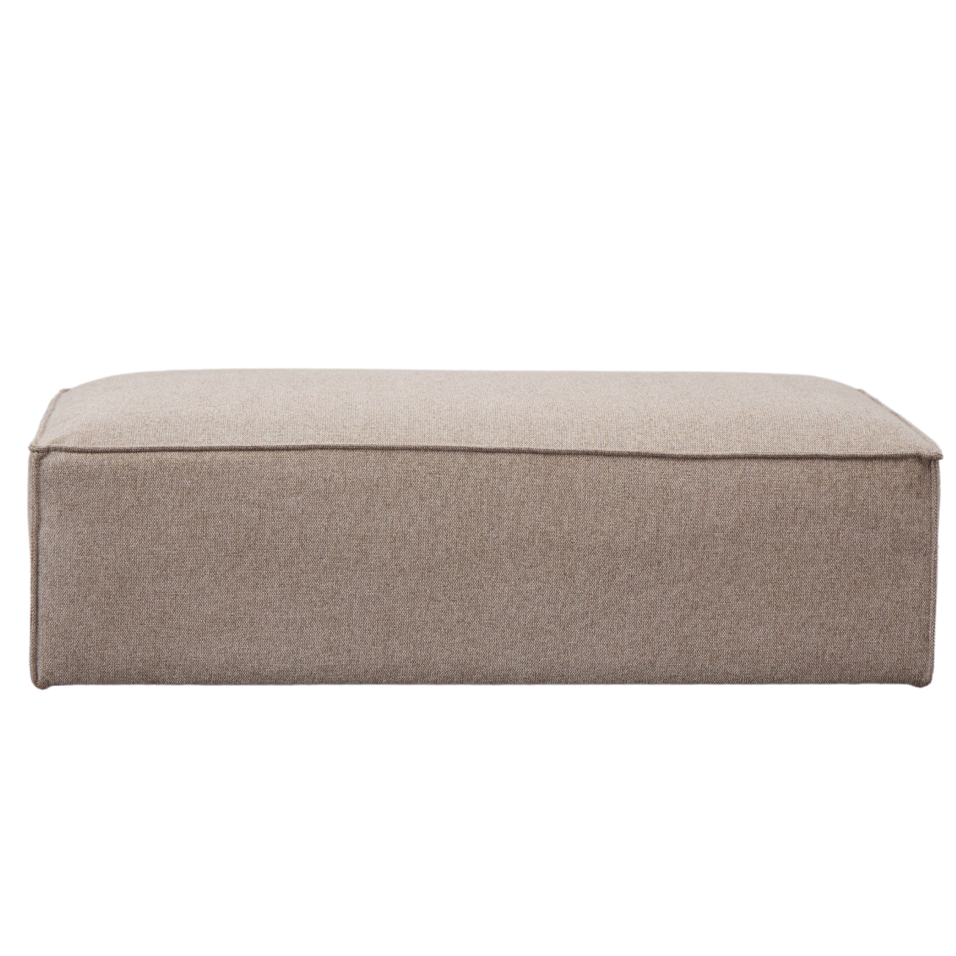 Haileypufsand_cfd1c1d9-bd0d-4b4f-bd77-74697a93af83 Hailey pouf in sand 121 x 74 cm – Bild 1