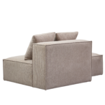 Hailey - Modul mit halber Rückenlehne, links ausgerichtet, in sand, L: 148 x T: 100 x H: 65 cm – Bild 6