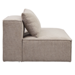 Hailey - Modul mit halber Rückenlehne, rechts ausgerichtet, in sand, L: 148 x T: 100 x H: 65 cm – Bild 7