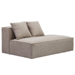 Hailey - Modul mit halber Rückenlehne, rechts ausgerichtet, in sand, L: 148 x T: 100 x H: 65 cm – Bild 4