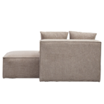 Hailey - Modul mit halber Rückenlehne, rechts ausgerichtet, in sand, L: 148 x T: 100 x H: 65 cm – Bild 5