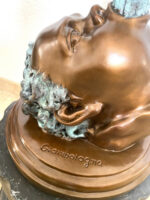 2 Meter hohe Bronze Skulptur nach Giovanni da Bologna Hermes der Götterbote – Bild 16