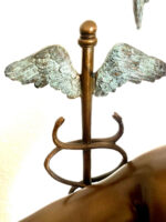 2 Meter hohe Bronze Skulptur nach Giovanni da Bologna Hermes der Götterbote – Bild 15