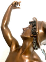 2 Meter hohe Bronze Skulptur nach Giovanni da Bologna Hermes der Götterbote – Bild 10