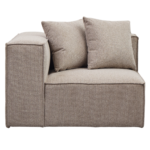 Hailey - Sitzelement für Modulsofa, Eckmodul in sand L: 100 X T: 100 X H: 65 Cm – Bild 7