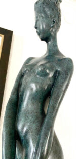 Akt Bronzefigur von Milo Bronzefigur 93 cm hohe Skulptur signiert Milo – Bild 9