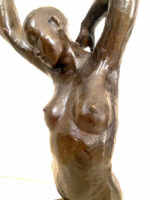 Großer Bronze Akt mit Künstlersignatur signiert LeBao – Bild 12