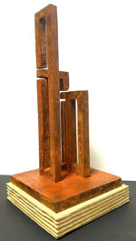 Kunst in Stahl von Raymondo(Connection) - Abstrakte Stahl Figur in Rostpatina – Bild 11