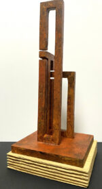 Kunst in Stahl von Raymondo(Connection) - Abstrakte Stahl Figur in Rostpatina – Bild 12