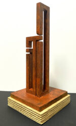 Kunst in Stahl von Raymondo(Connection) - Abstrakte Stahl Figur in Rostpatina – Bild 6