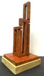 Kunst in Stahl von Raymondo(Connection) - Abstrakte Stahl Figur in Rostpatina – Bild 10