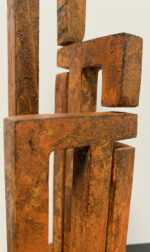Kunst in Stahl von Raymondo(Connection) - Abstrakte Stahl Figur in Rostpatina – Bild 9