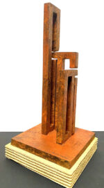 Kunst in Stahl von Raymondo(Connection) - Abstrakte Stahl Figur in Rostpatina – Bild 16