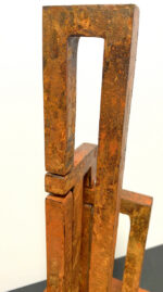 Kunst in Stahl von Raymondo(Connection) - Abstrakte Stahl Figur in Rostpatina – Bild 19