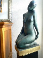 Exclusiver Bronze Akt mit Künstler Signatur von Le Bao 23kg – Bild 6