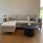 Lulu – Ecksofa, Rechts und Links wendbar, helles beige- L: 215 x T: 83 x H: 78 cm – Bild 4
