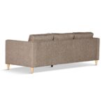 Lulu - Wendesofa mit Chaiselongue rechts und links in Sand - L: 215 x T: 82 x H: 78 cm – Bild 3