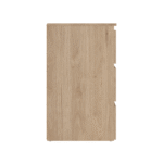 Maise Kommode H:70 x B:70 x T:41 cm mit 3 Schubladen in Eichenoptik – Bild 5