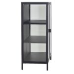 Herman Vitrine - Schwarzes Metall 80x40x105cm – Bild 9