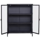 Herman Vitrine - Schwarzes Metall 80x40x105cm – Bild 7