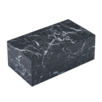 Maxine Couchtisch schwarz Marmoroptik 90x50 cm – Bild 6