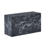 Maxine Couchtisch schwarz Marmoroptik 90x50 cm – Bild 5
