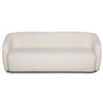 Melisa - 2-Sitzer Sofa aus weißem Boucle L: 173 x T: 84 x H: 66 cm