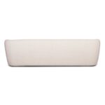 Melisa - 3-Sitzer Sofa aus weißem Boucle L: 217 x T: 82 x H: 66 cm – Bild 6