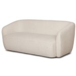 Melisa - 2-Sitzer Sofa aus weißem Boucle L: 173 x T: 84 x H: 66 cm – Bild 4