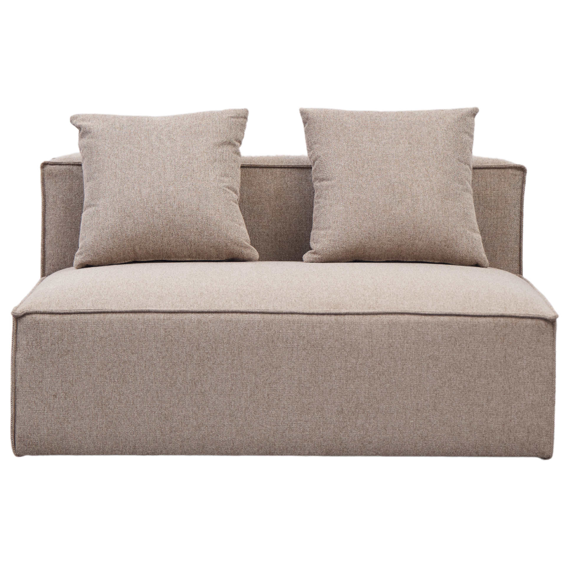 Midtermodul_2_f9f0ccc3-274a-448f-a653-dabcf093f94c Hailey - Sitzelement für Modulsofa, Mittelmodul in sand L: 121 X T: 100 X H: 65 cm – Bild 1