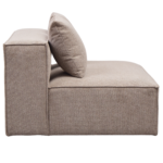Hailey - Sitzelement für Modulsofa, Mittelmodul in sand L: 121 X T: 100 X H: 65 cm – Bild 7