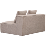 Hailey - Sitzelement für Modulsofa, Mittelmodul in sand L: 121 X T: 100 X H: 65 cm – Bild 5