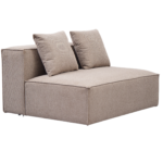 Hailey - Sitzelement für Modulsofa, Mittelmodul in sand L: 121 X T: 100 X H: 65 cm – Bild 4