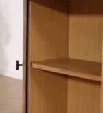 Florence Jalousieschrank mit Lamellen in Eiche 70x40x85 cm – Bild 4
