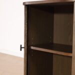Florence Jalousieschrank mit Lamellen in geräucherter Eiche 70x40x85 cm. – Bild 5